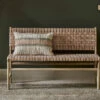 Adembi Woven Leather Bench -furniture Sales Store AB33 1