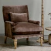 Nalla Velvet Armchair - Mocha 1 Nalla Velvet Armchair - Mocha -furniture Sales Store AC17 1
