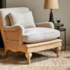 Abe Deconstructed Linen Armchair - Stone 2 Abe Deconstructed Linen Armchair - Stone -furniture Sales Store AC68 1