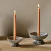 Annalla Rustic Iron Candle Holder - Aged Zinc