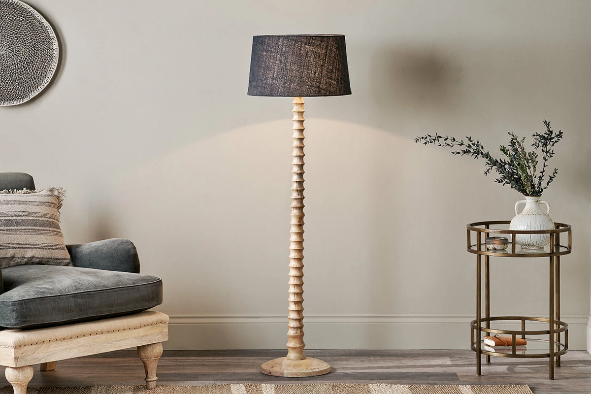 Avisa Mango Wood Floor Lamp 3 Avisa Mango Wood Floor Lamp