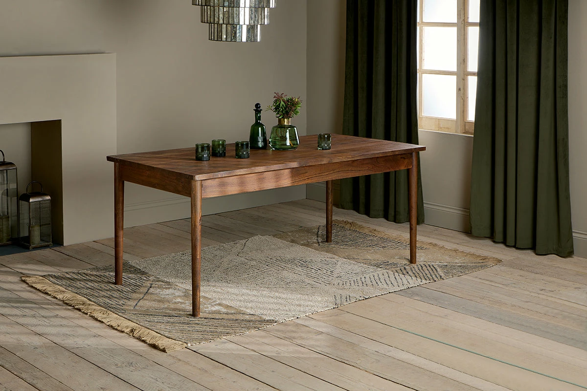 Anbu Acacia Dining Table - Washed Walnut - Small 3 Anbu Acacia Dining Table - Washed Walnut - Small