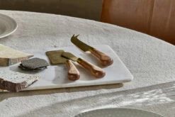 Maram Cheese Knife Set - Natural & Gold (Set Of 3)