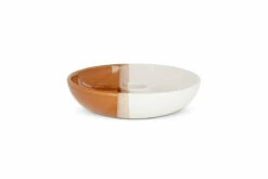 Candra Ceramic Candle Holder - Off White & Terracotta 9 Candra Ceramic Candle Holder - Off White & Terracotta -furniture Sales Store CH0101 WB