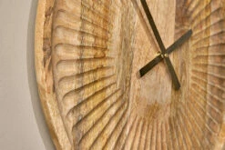 Deevena Mango Wood Clock -furniture Sales Store DC42 3