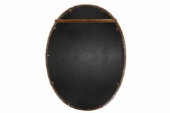 Drishti Oval Iron Mirror - Antique Black - Large -furniture Sales Store DM1402 WB