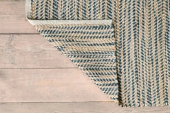Faiyaz Jute Rug - Natural & Dark Blue 17 Faiyaz Jute Rug - Natural & Dark Blue -furniture Sales Store FR01 6