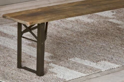 Hanita Mango Wood Folding Bench -furniture Sales Store HB23 3