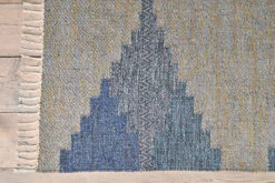 Juanita Recycled Wool & Cotton Rug - Natural & Dark Blue 14 Juanita Recycled Wool & Cotton Rug - Natural & Dark Blue -furniture Sales Store JR01 5