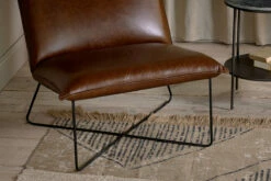 Kashvi Oversized Leather Lounger - Chocolate Brown 14 Kashvi Oversized Leather Lounger - Chocolate Brown -furniture Sales Store KL29 4