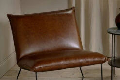 Kashvi Oversized Leather Lounger - Chocolate Brown 15 Kashvi Oversized Leather Lounger - Chocolate Brown -furniture Sales Store KL29 5