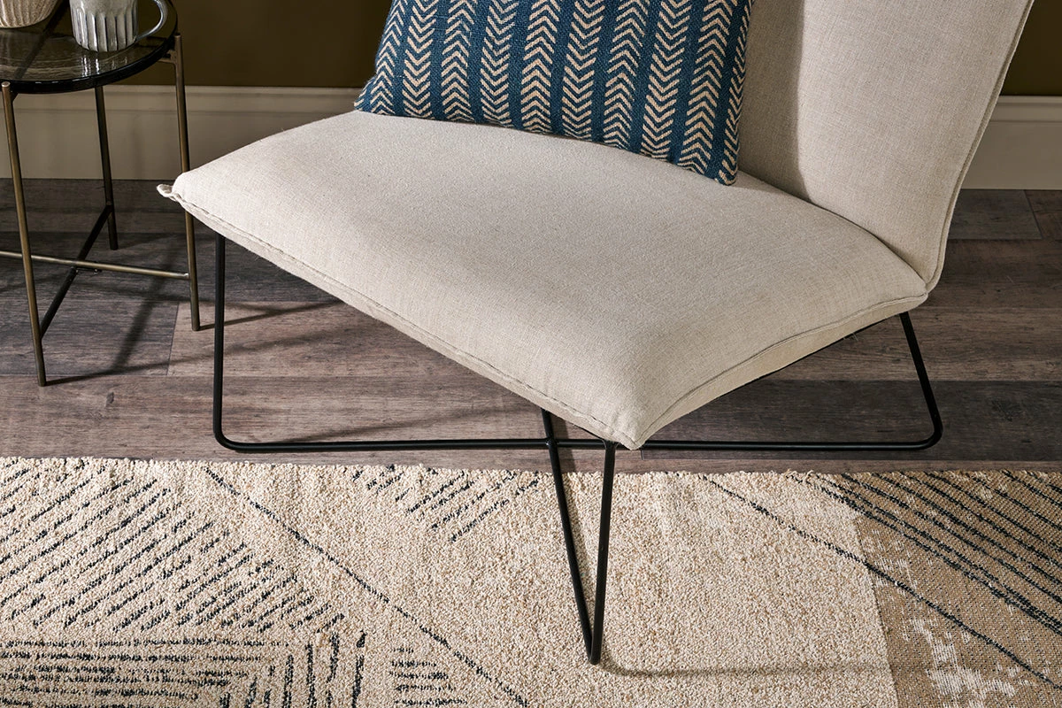 Kashvi Oversized Linen Lounger - Natural 6 Kashvi Oversized Linen Lounger - Natural - Image 4