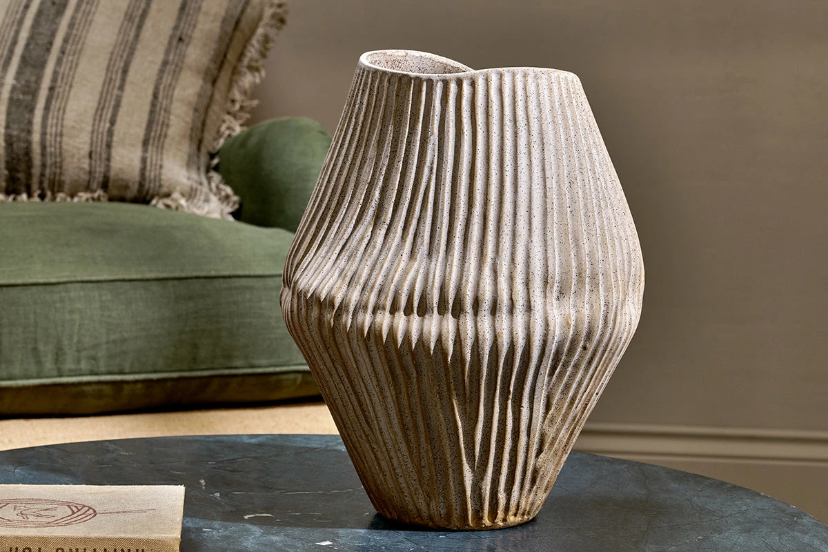 Kalai Ceramic Organic Shape Vase - Large 3 Kalai Ceramic Organic Shape Vase - Large