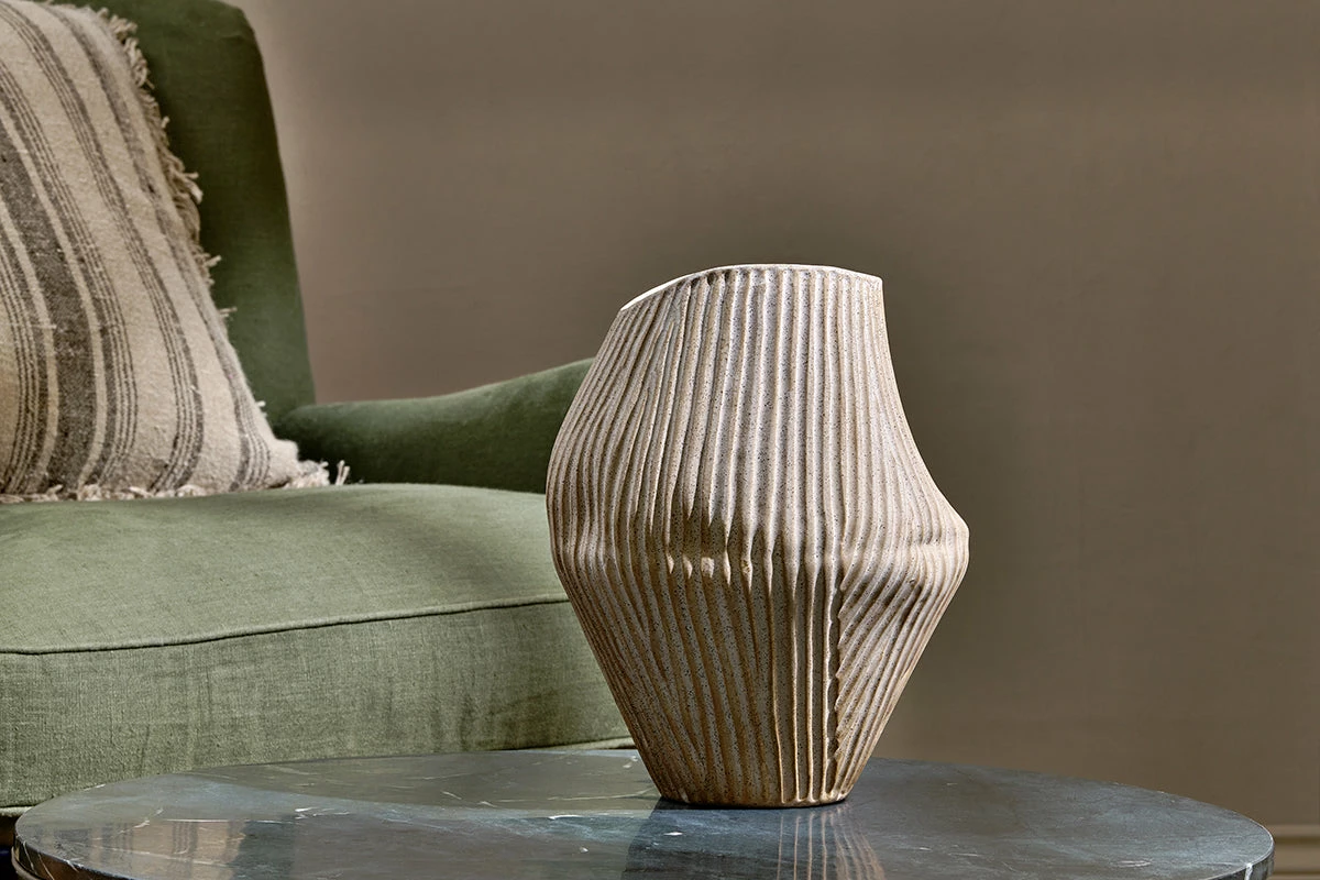 Kalai Ceramic Organic Shape Vase - Large 4 Kalai Ceramic Organic Shape Vase - Large - Image 2