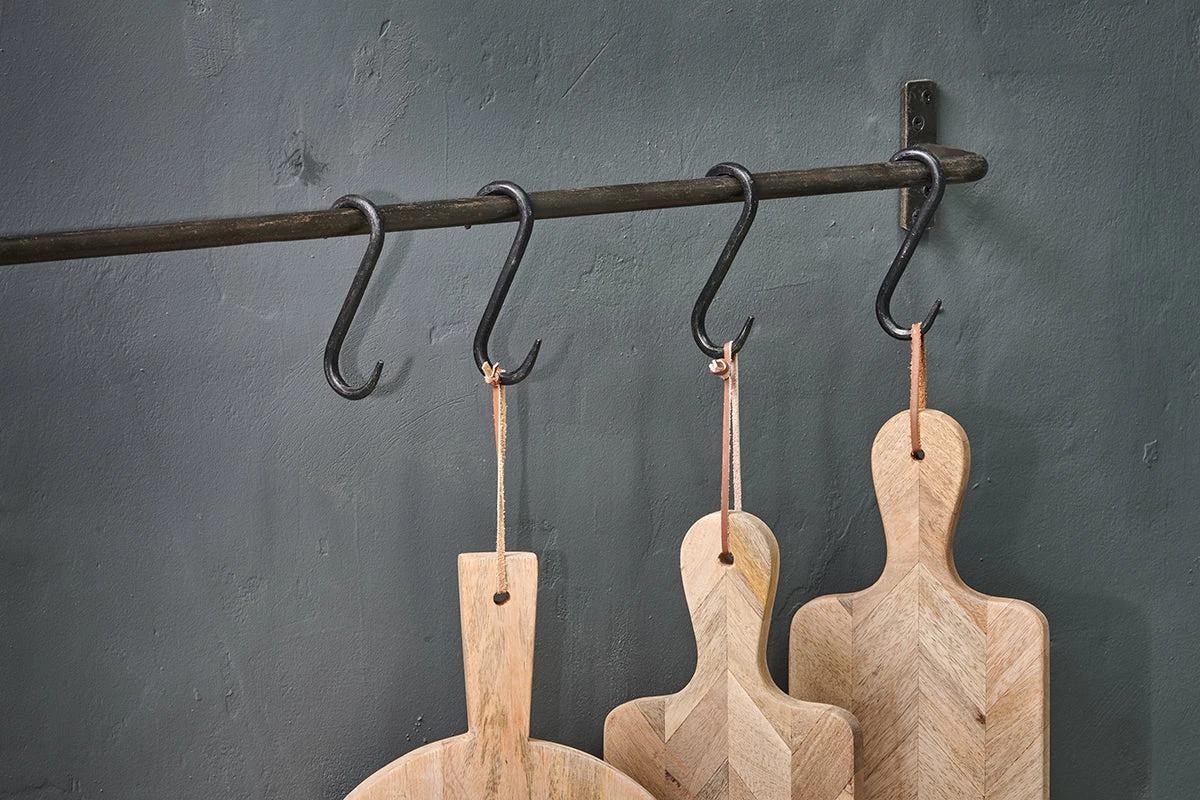 Laila Iron S-Hooks - Iron - (Set Of 4) 3 Laila Iron S-Hooks - Iron - (Set Of 4)