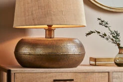 Lumbu Lamp - Antique Brass - Large -furniture Sales Store LL34 3