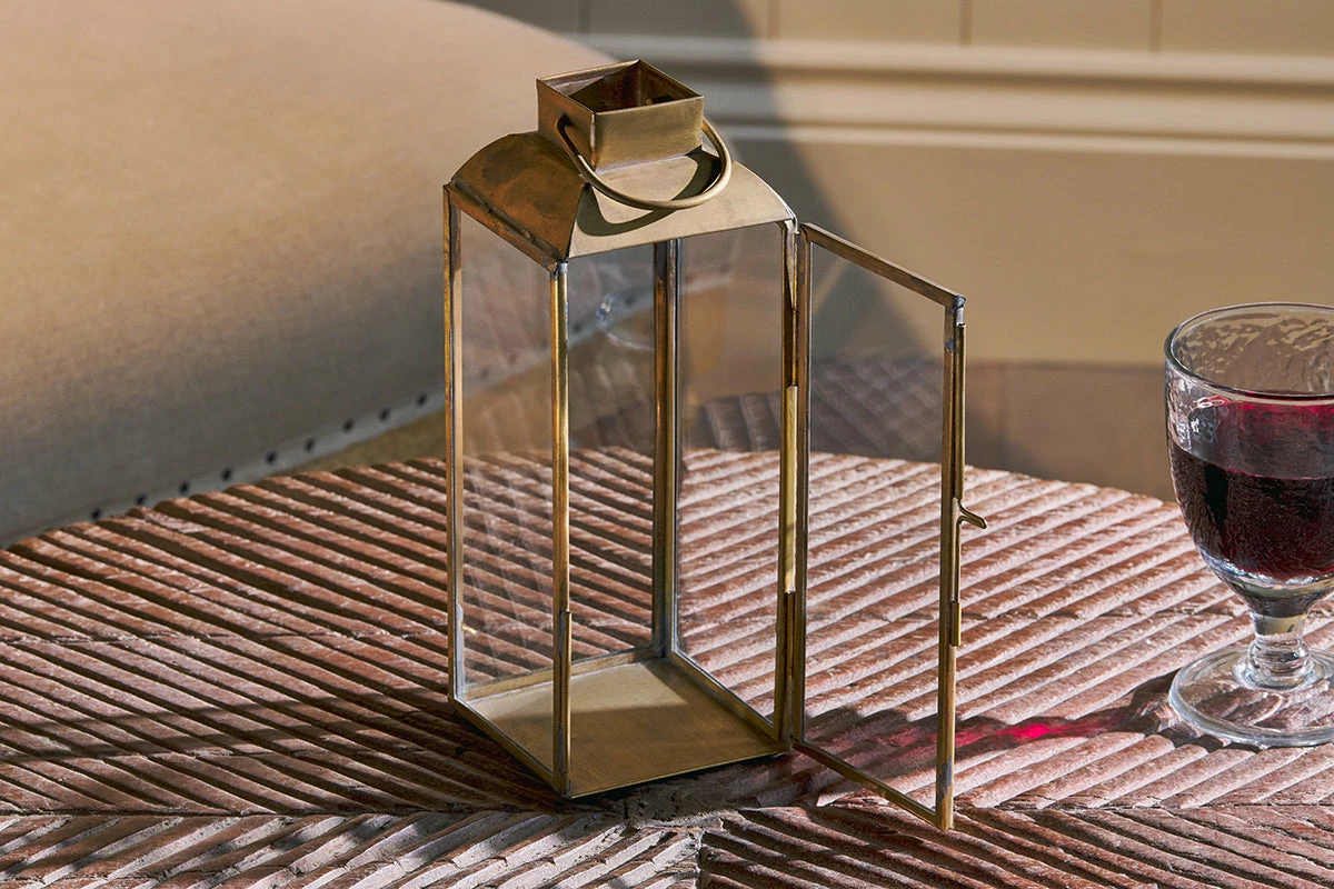 Maro Brass Lantern - Tall 6 Maro Brass Lantern - Tall - Image 4