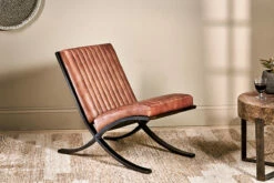 Narwana Ribbed Leather Lounger