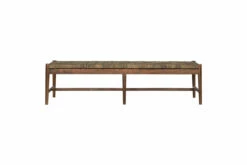 Raunak Acacia Woven Bench - Washed Walnut - Large 11 Raunak Acacia Woven Bench - Washed Walnut - Large -furniture Sales Store RB2401 WB