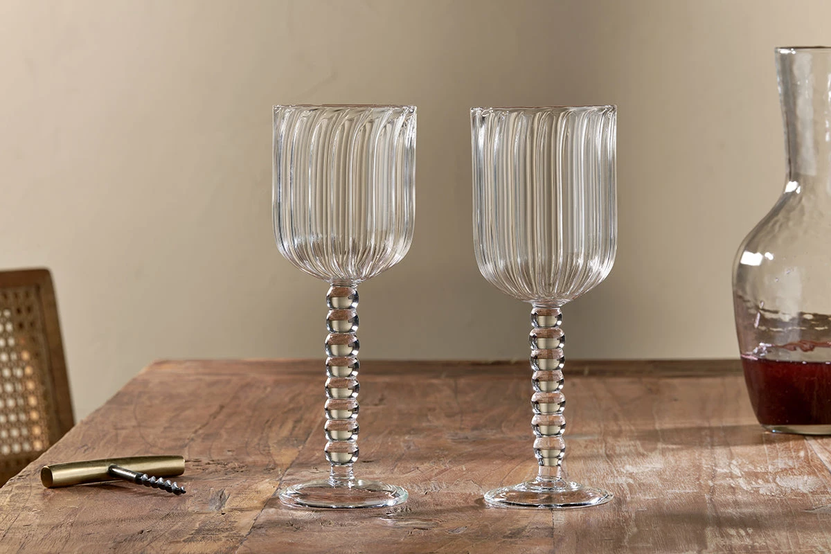 Santosa Wine Glass - Clear (Set Of 2) 3 Santosa Wine Glass - Clear (Set Of 2)