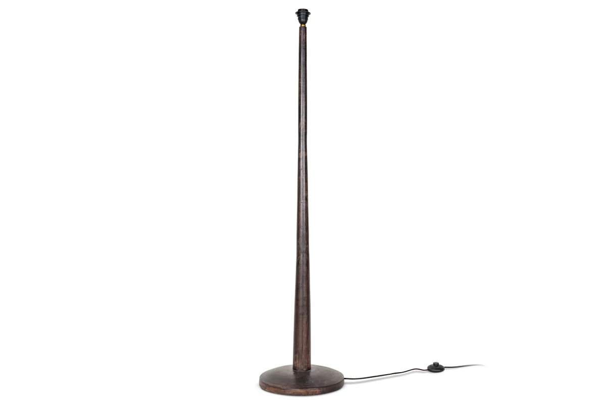 Sahar Mango Wood Floor Lamp - Dark Stain 6 Sahar Mango Wood Floor Lamp - Dark Stain - Image 4
