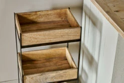 Soma Mango Wood Storage Trolley 12 Soma Mango Wood Storage Trolley -furniture Sales Store ST11 4