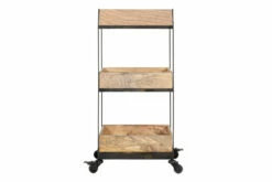 Soma Mango Wood Storage Trolley 13 Soma Mango Wood Storage Trolley -furniture Sales Store ST1101 WB