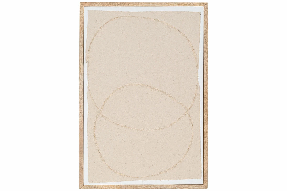 Suheed Cotton & Mango Wood Wall Art - Natural 5 Suheed Cotton & Mango Wood Wall Art - Natural - Image 3