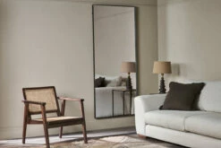 Taniya Full Length Iron Mirror - Antique Black