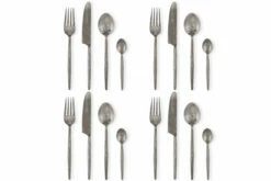 Yani Cutlery Set - Matt Black (Set Of 16) -furniture Sales Store YC1101 WB