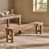 Aarna Reclaimed Bench - Natural - Small 2 Aarna Reclaimed Bench - Natural - Small -furniture Sales Store nkuku aarna reclaimed bench natural small 5055672415237 31976892825776