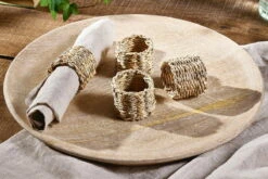 Aarushu Napkin Rings - Natural (Set Of 4)