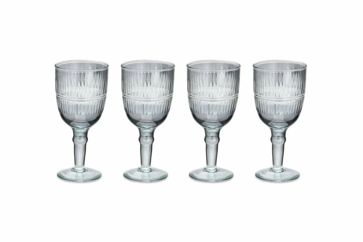 Abeeko Wine Glass - Smoke (Set Of 4) 5 Abeeko Wine Glass - Smoke (Set Of 4) - Image 3