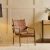Adembi Woven Leather Armchair -furniture Sales Store nkuku adembi woven leather armchair 5 06e 12 32807052705968
