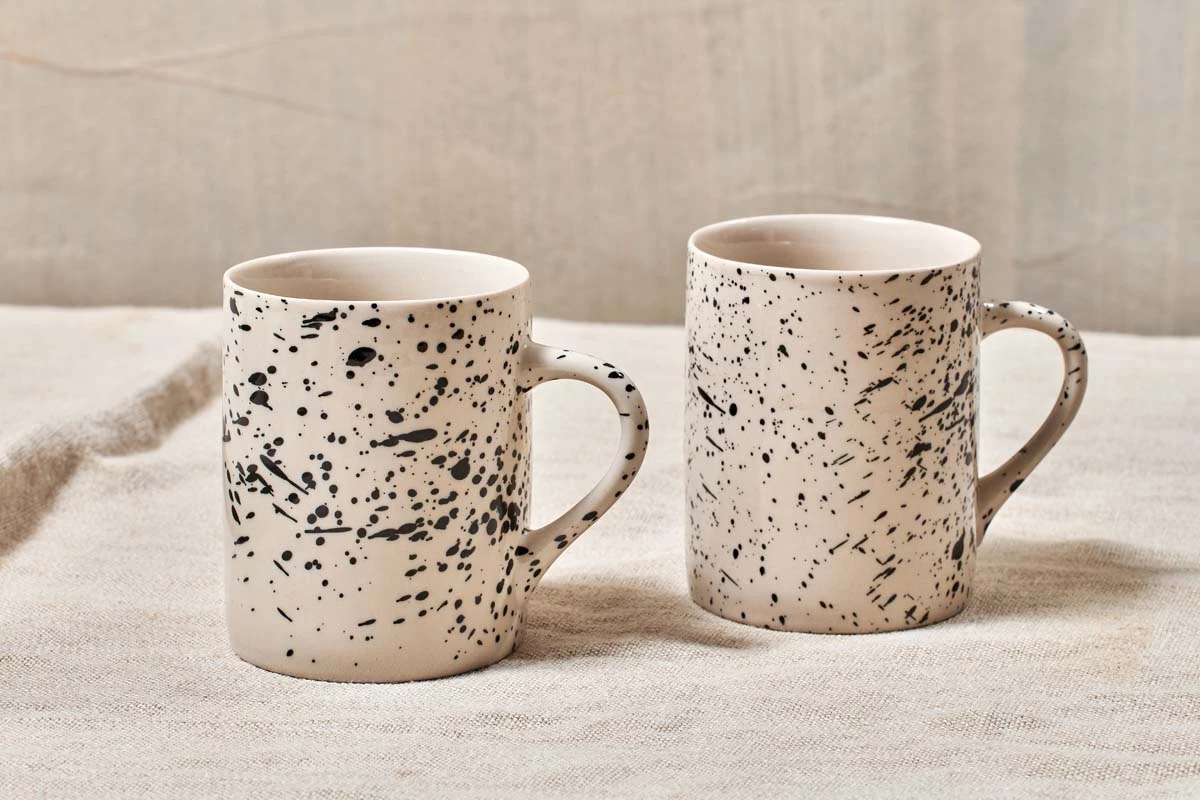 Ama Splatter Mug - Tall (Set Of 2) 4 Ama Splatter Mug - Tall (Set Of 2) - Image 2