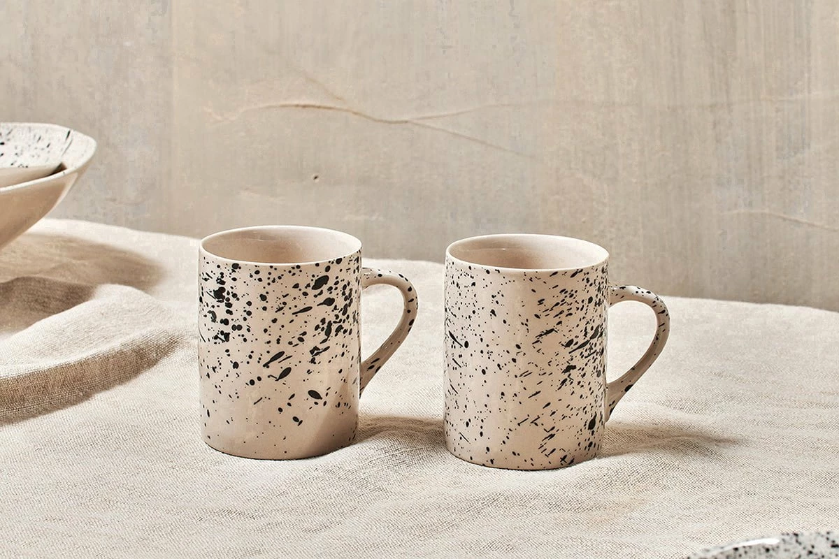 Ama Splatter Mug - Tall (Set Of 2) 3 Ama Splatter Mug - Tall (Set Of 2)