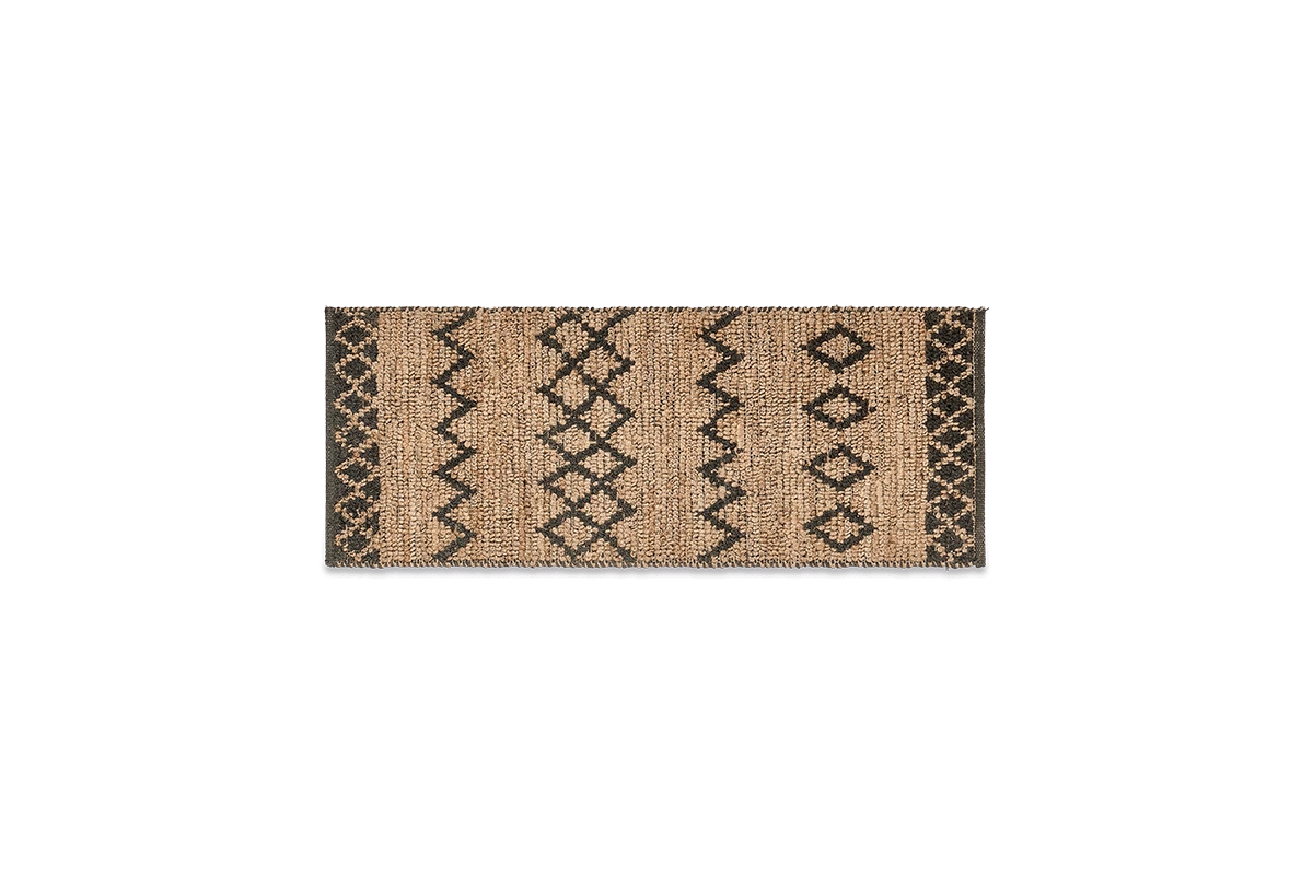 Ambara Jute Runner - Black & Natural - 177 X 66cm 5 Ambara Jute Runner - Black & Natural - 177 X 66cm - Image 3