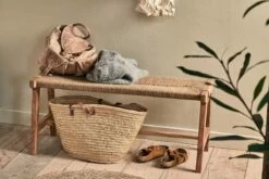 Amhara Acacia & Jute Woven Bench -furniture Sales Store nkuku amhara acacia jute woven bench 5055672411192 31010506604720