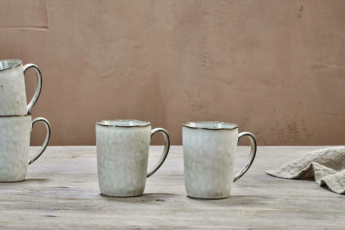 Amina Mug - Cream (Set Of 2) 3 Amina Mug - Cream (Set Of 2)