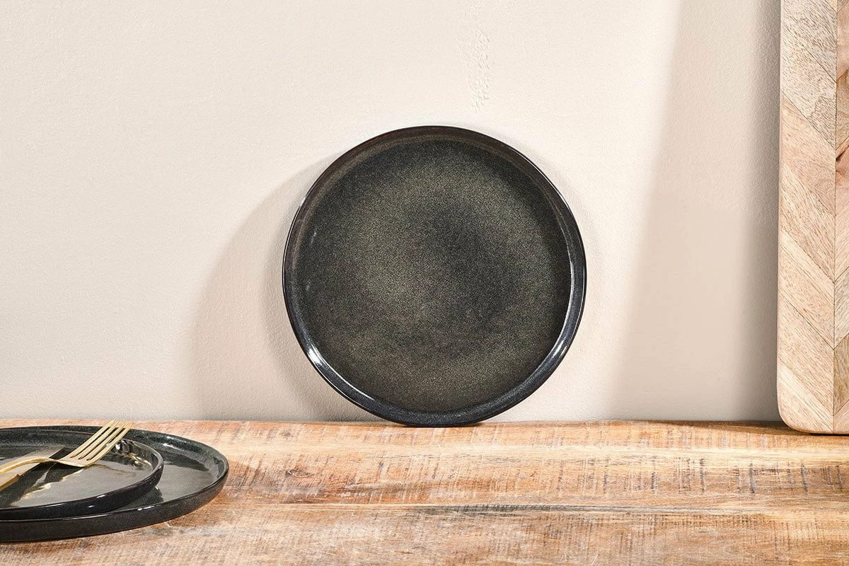 Amina Side Plate - Sea Grey 3 Amina Side Plate - Sea Grey