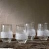 Anara Etched Tumbler - Clear - (Set Of 4) - Large 2 Anara Etched Tumbler - Clear - (Set Of 4) - Large -furniture Sales Store nkuku anara etched tumbler clear set of 4 large 5055672408451 29462972170416