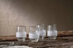 Anara Etched Tumbler - Clear - (Set Of 4) - Small