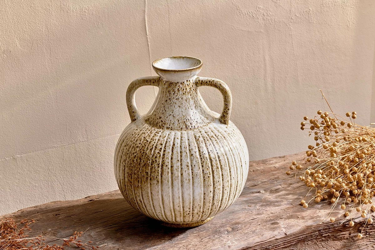 Anjuna Reactive Glaze Decorative Jug 6 Anjuna Reactive Glaze Decorative Jug - Image 4