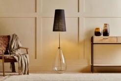 Baba Recycled Glass Floor Lamp - Clear -furniture Sales Store nkuku baba recycled glass floor lamp clear 5055672419112 32809544548528