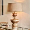 Badur Mango Wood Table Lamp -furniture Sales Store nkuku badur mango wood table lamp 5055672415879 31977014296752