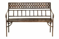 Bahula Decoartive Iron Bench -furniture Sales Store nkuku bahula decorative iron bench 5055672413813 31255446225072