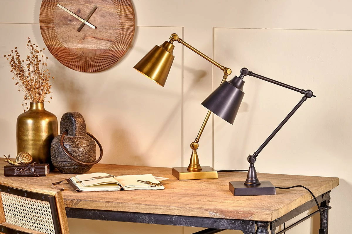 Bakir Metal Task Desk Lamp - Antique Brass 10 Bakir Metal Task Desk Lamp - Antique Brass - Image 8