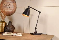 Bakir Metal Task Desk Lamp - Antique Bronze -furniture Sales Store nkuku bakir metal task desk lamp antique bronze 5055672419020 32809547497648