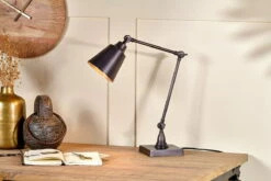 Bakir Metal Task Desk Lamp - Antique Bronze