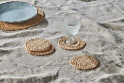 Braided Hemp Coasters - Natural (Set Of 4)